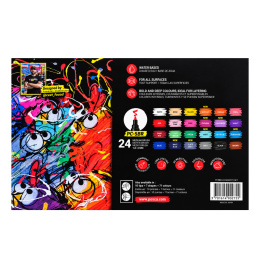 Posca Brush Standing Set in de groep Pennen / Kunstenaarspotloden en -stiften / Illustratiemarkers bij Voorcrea (137115)