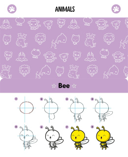 Kawaii Cute and Easy Drawing Deck in de groep Creëren & Hobby / Boeken / Instructieboeken bij Voorcrea (137175)