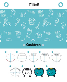 Kawaii Cute and Easy Drawing Deck in de groep Creëren & Hobby / Boeken / Instructieboeken bij Voorcrea (137175)