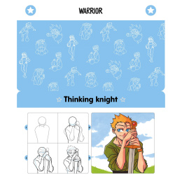 Manga Quick and Easy Drawing Deck in de groep Creëren & Hobby / Boeken / Instructieboeken bij Voorcrea (137177)