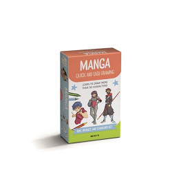 Manga Quick and Easy Drawing Deck in de groep Creëren & Hobby / Boeken / Instructieboeken bij Voorcrea (137177)