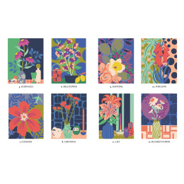 Mystery Coloring Flowers in de groep Creëren & Hobby / Boeken / Kleurboeken voor volwassenen bij Voorcrea (137180)