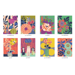 Mystery Coloring Flowers in de groep Creëren & Hobby / Boeken / Kleurboeken voor volwassenen bij Voorcrea (137180)