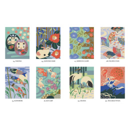 Mystery Coloring Japan in de groep Creëren & Hobby / Boeken / Kleurboeken voor volwassenen bij Voorcrea (137181)