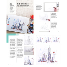 Sketching in the City in de groep Creëren & Hobby / Boeken / Inspiratieboeken bij Voorcrea (137185)