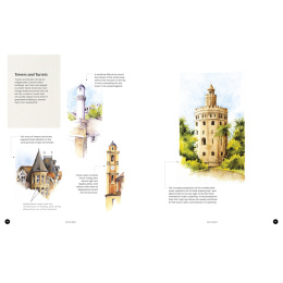 Watercolor Artist's Index of the Urban Landscape in de groep Creëren & Hobby / Boeken / Inspiratieboeken bij Voorcrea (137192)