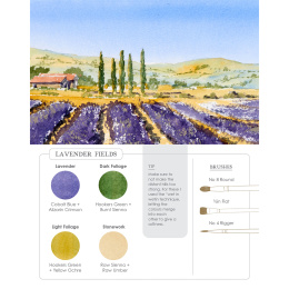 Watercolor Mixing Deck: Landscapes in de groep Creëren & Hobby / Boeken / Instructieboeken bij Voorcrea (137194)