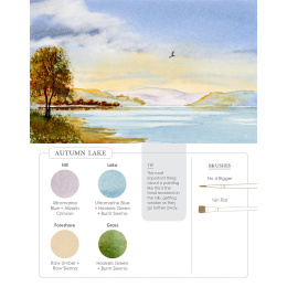 Watercolor Mixing Deck: Landscapes in de groep Creëren & Hobby / Boeken / Instructieboeken bij Voorcrea (137194)