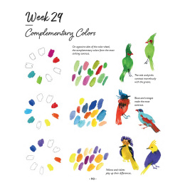 A Beginner's Year of Watercolor in de groep Creëren & Hobby / Boeken / Instructieboeken bij Voorcrea (137195)