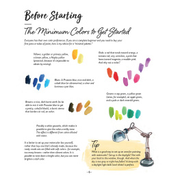 A Beginner's Year of Watercolor in de groep Creëren & Hobby / Boeken / Instructieboeken bij Voorcrea (137195)