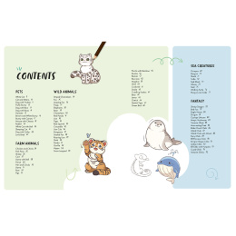 200 Cute Things to Draw in de groep Creëren & Hobby / Boeken / Instructieboeken bij Voorcrea (137199)