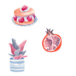 3-Colour Watercolour in de groep Creëren & Hobby / Boeken / Instructieboeken bij Voorcrea (137200)