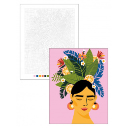 Color by Numbers: Flowers in de groep Creëren & Hobby / Boeken / Kleurboeken voor volwassenen bij Voorcrea (137205)