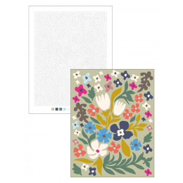 Color by Numbers: Flowers in de groep Creëren & Hobby / Boeken / Kleurboeken voor volwassenen bij Voorcrea (137205)