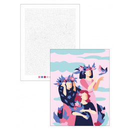 Color by Numbers: Flowers in de groep Creëren & Hobby / Boeken / Kleurboeken voor volwassenen bij Voorcrea (137205)