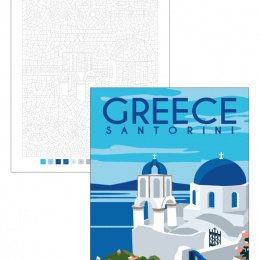 Color by Numbers: Travel in de groep Creëren & Hobby / Boeken / Kleurboeken voor volwassenen bij Voorcrea (137207)