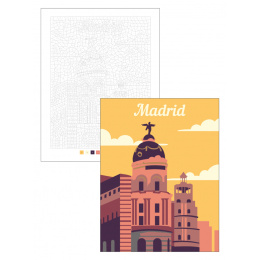 Color by Numbers: Travel in de groep Creëren & Hobby / Boeken / Kleurboeken voor volwassenen bij Voorcrea (137207)