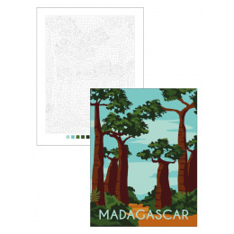 Color by Numbers: Travel in de groep Creëren & Hobby / Boeken / Kleurboeken voor volwassenen bij Voorcrea (137207)