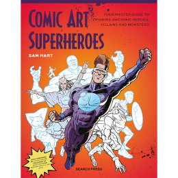 Comic Art Superheroes in de groep Creëren & Hobby / Boeken / Instructieboeken bij Voorcrea (137208)