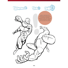 Comic Art Superheroes in de groep Creëren & Hobby / Boeken / Instructieboeken bij Voorcrea (137208)