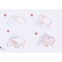 Draw 30: Cats in de groep Creëren & Hobby / Boeken / Instructieboeken bij Voorcrea (137211)