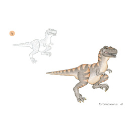 Draw 30: Dinosaurs in de groep Creëren & Hobby / Boeken / Instructieboeken bij Voorcrea (137212)