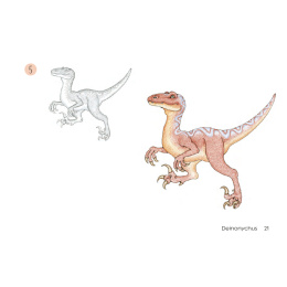 Draw 30: Dinosaurs in de groep Creëren & Hobby / Boeken / Instructieboeken bij Voorcrea (137212)