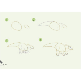 Draw 30: Dinosaurs in de groep Creëren & Hobby / Boeken / Instructieboeken bij Voorcrea (137212)