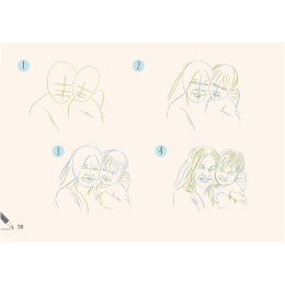 Draw 30: Faces in de groep Creëren & Hobby / Boeken / Instructieboeken bij Voorcrea (137214)