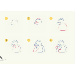 Draw 30: Kawaii Animals in de groep Creëren & Hobby / Boeken / Instructieboeken bij Voorcrea (137216)