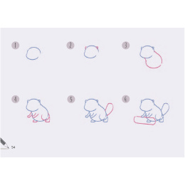 Draw 30: Kawaii Animals in de groep Creëren & Hobby / Boeken / Instructieboeken bij Voorcrea (137216)