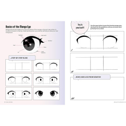 Draw Manga Faces, Heads and Hairstyles in de groep Creëren & Hobby / Boeken / Instructieboeken bij Voorcrea (137217)