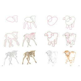 How to Draw: Baby Animals in de groep Creëren & Hobby / Boeken / Instructieboeken bij Voorcrea (137223)