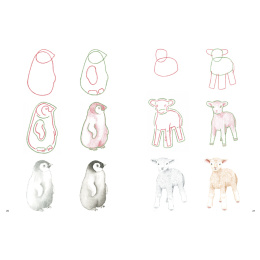 How to Draw: Baby Animals in de groep Creëren & Hobby / Boeken / Instructieboeken bij Voorcrea (137223)
