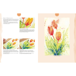 Loose and Lively Flowers in Watercolour, Inks & Mixed Media in de groep Creëren & Hobby / Boeken / Inspiratieboeken bij Voorcrea (137226)