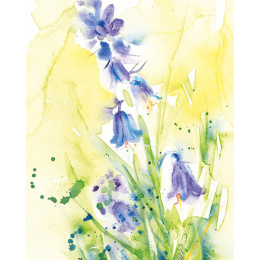 Loose and Lively Flowers in Watercolour, Inks & Mixed Media in de groep Creëren & Hobby / Boeken / Inspiratieboeken bij Voorcrea (137226)