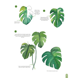 Paint 50: Watercolour Nature in de groep Creëren & Hobby / Boeken / Instructieboeken bij Voorcrea (137229)