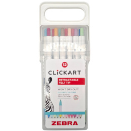 Clickart Light Colors 12-pack in de groep Pennen / Labelen en kantoor / Markers bij Voorcrea (137261)