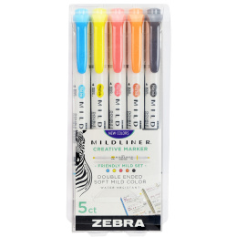 Mildliner 5-pack Friendly in de groep Pennen / Kunstenaarspotloden en -stiften / Illustratiemarkers bij Voorcrea (137264)