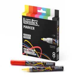 Marker Essential set van 8 in de groep Pennen / Kunstenaarspotloden en -stiften / Acrylmarkers bij Voorcrea (137370)