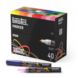 Marker Radical 40-set in de groep Pennen / Kunstenaarspotloden en -stiften / Acrylmarkers bij Voorcrea (137376)