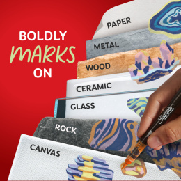 Creative Marker Brush Tip 5‑pack Earth Tones in de groep Pennen / Kunstenaarspotloden en -stiften / Acrylmarkers bij Voorcrea (137402)