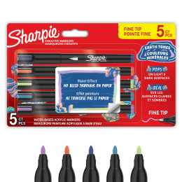 Creative Marker Fine Tip 5-pack Earth Tones in de groep Pennen / Kunstenaarspotloden en -stiften / Acrylmarkers bij Voorcrea (137403)