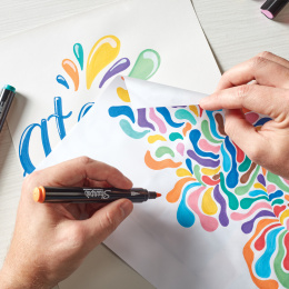 Creative Marker Bullet Tip 5-pack Warm Tones in de groep Pennen / Kunstenaarspotloden en -stiften / Acrylmarkers bij Voorcrea (137404)