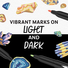 Creative Marker Fine Tip 12-pack Earth Tones in de groep Pennen / Kunstenaarspotloden en -stiften / Acrylmarkers bij Voorcrea (137407)