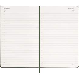 Kalender 12M Daily 2027 Hardcover Large Myrtle Green in de groep Papier & Blokken / Kalenders en agenda's / 12 maanden agenda's bij Voorcrea (137425)