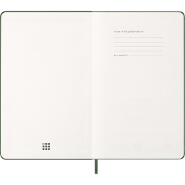 Kalender 12M Daily 2027 Hardcover Large Myrtle Green in de groep Papier & Blokken / Kalenders en agenda's / 12 maanden agenda's bij Voorcrea (137425)