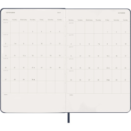 Kalender 12M Daily 2027 Hardcover Large Sapphire Blue in de groep Papier & Blokken / Kalenders en agenda's / 12 maanden agenda's bij Voorcrea (137428)
