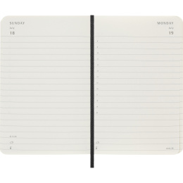 Kalender 12M Daily 2027 Softcover Pocket Black in de groep Papier & Blokken / Kalenders en agenda's / 12 maanden agenda's bij Voorcrea (137433)