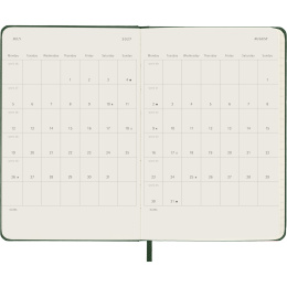Kalender 12M Daily 2027 Hardcover Pocket Myrtle Green in de groep Papier & Blokken / Kalenders en agenda's / 12 maanden agenda's bij Voorcrea (137434)